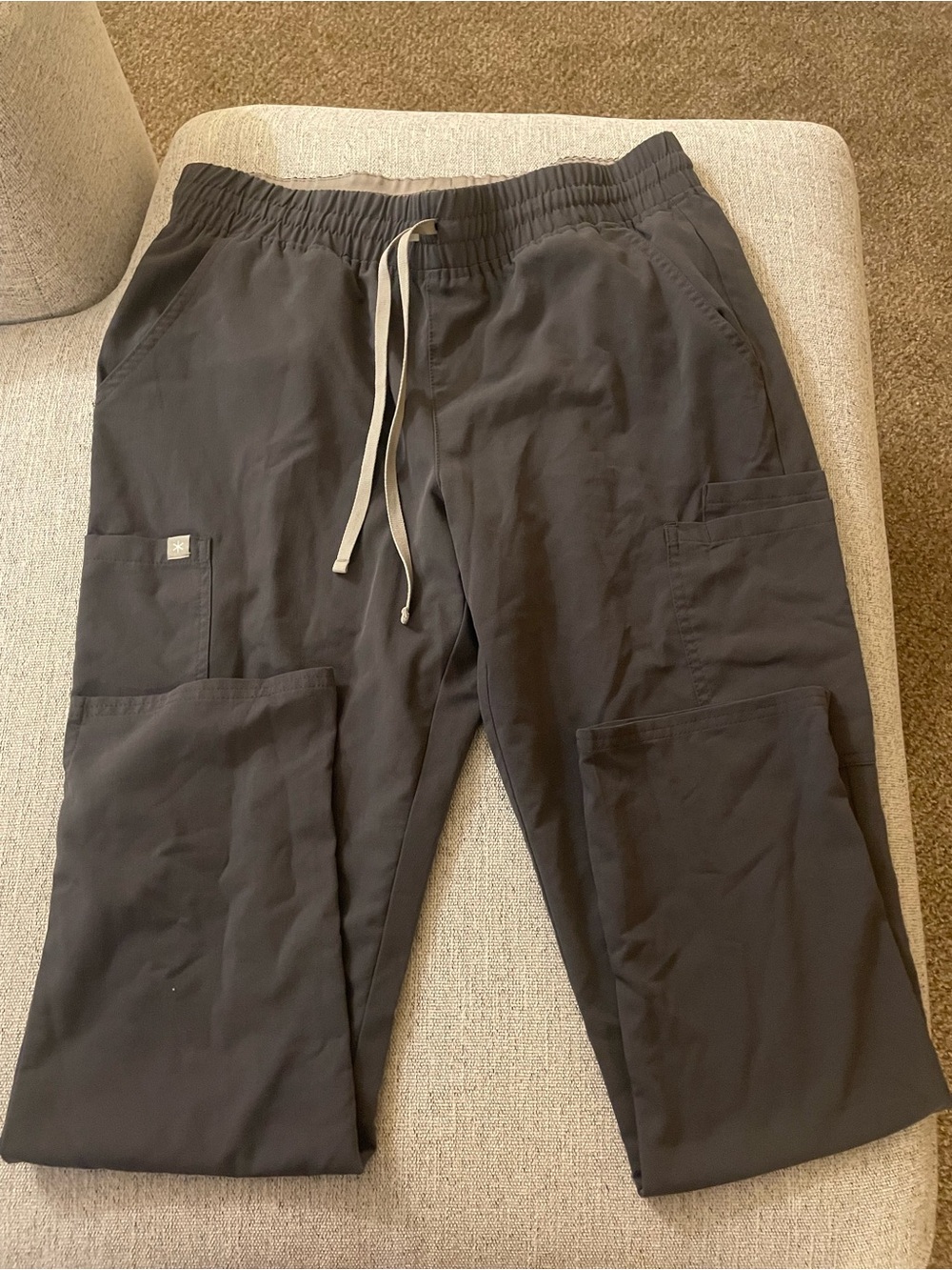 Women's Black Cargo Jogger Pants with Utility Pockets